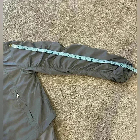 Athleta Wayfarer Blouson Bomber Jacket Size XXS, Blue,Waterproof,Athleisure,EUC - Picture 9 of 16